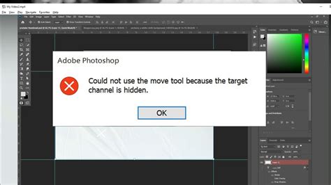 target chanel hidden photoshop|cannot drag layers in photoshop.